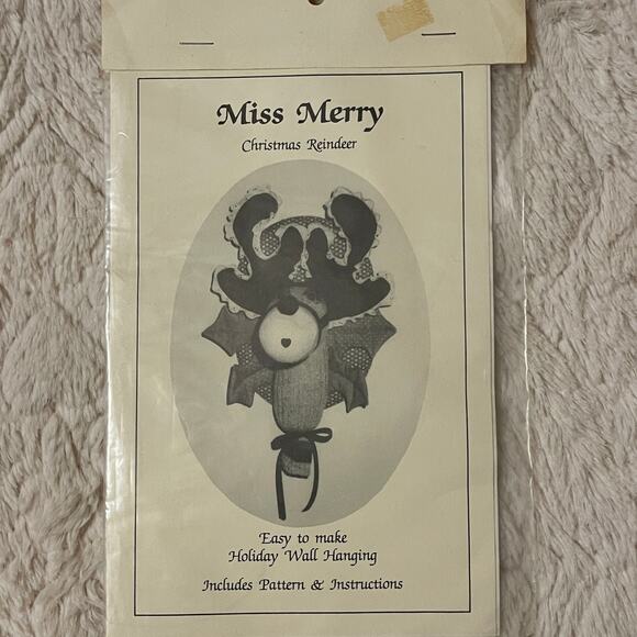 Vintage Craft Wall Hanging Pattern and Instructions - Picture 1 of 5